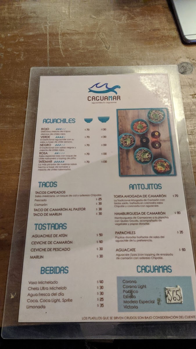 Caguamar Menu - Image 2