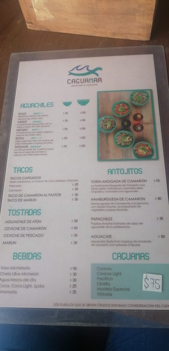 Caguamar Menu - Image 4